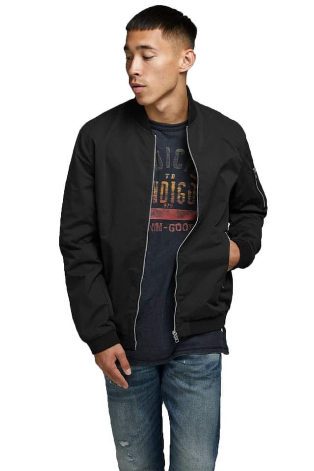 🧥 JACK & JONES Herren Blousonjacke XL Schwarz