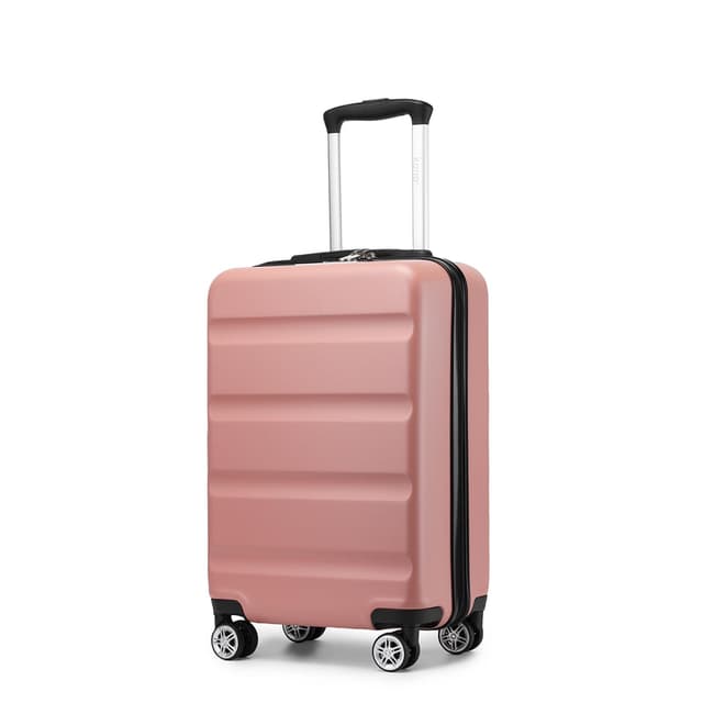 🧳 KONO Koffer Trolley Handgepäck - Leichte Hartschale mit TSA-Schloss und Doppelspinnrollen