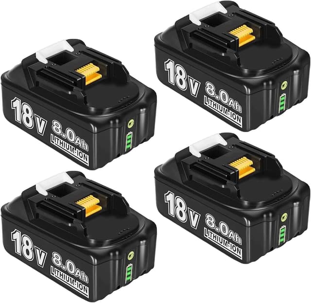 4 Stück BL1860 Ersatzakku für Makita Akku 18V 8Ah 🛠️🔋