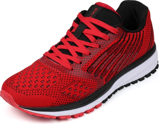 🏃‍♂️ WHITIN Laufschuhe Herren Damen Turnschuhe Sportschuhe Mit 9 Farben 36-47 47 EU Rot - Angebot!