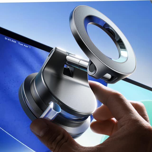 🚗📱 LISEN Handyhalterung Auto für Magsafe - [15,5 KG Saugnapf & 20,6N Magnet] Vakuum Autohalterung Handy 📱🚗