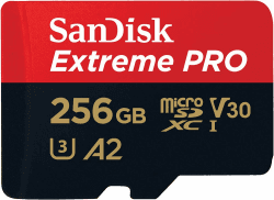 📸🚀 SanDisk Extreme PRO microSDXC UHS-I 256GB + Adapter & RescuePRO Deluxe Deal! Angebot bei HelloDeals