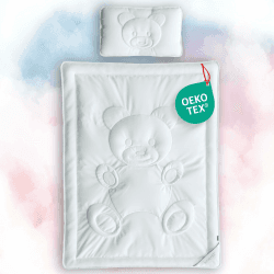 KNERST® Set Kinderdecke & Kissen - Baby Bettdecke & Kissen für kuschelige Träume