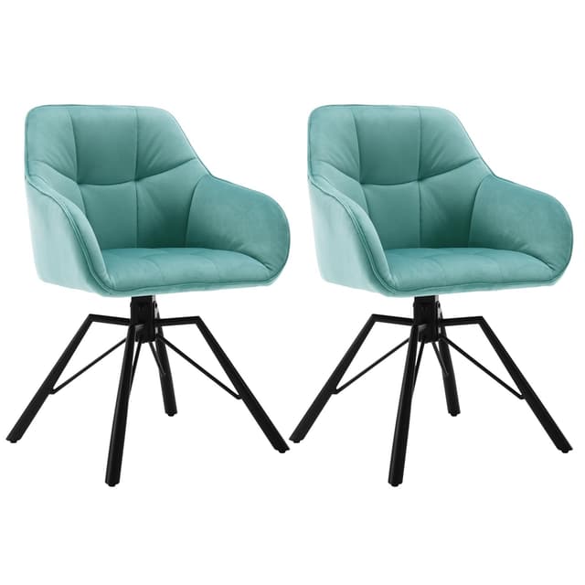 WOLTU Esszimmerstühle drehbar 2er-Set Küchenstuhl 💺💫
