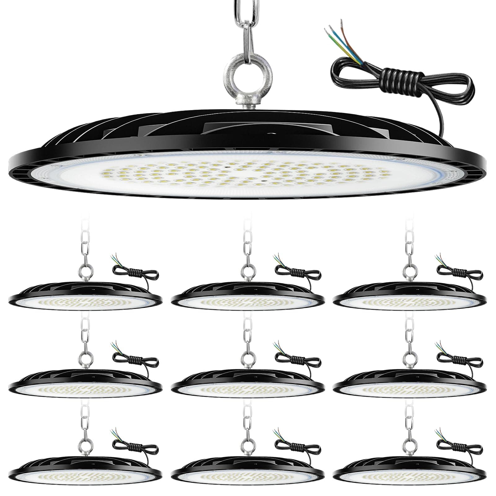 Sonderangebot: ZXICH 100W UFO LED High Bay Light, Hallenstrahler 15000LM (10er Pack)