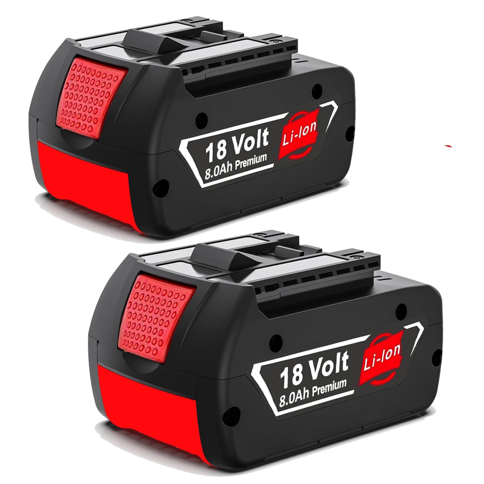 2X 8.0Ah/8000mAh Ersatzakku für 18V BAT618 BAT618G BAT609 BAT609G BAT619 BAT619G BAT610G BAT610 BAT612 BAT622 18V Akku Ersatzteile 8.0Ah AKKU