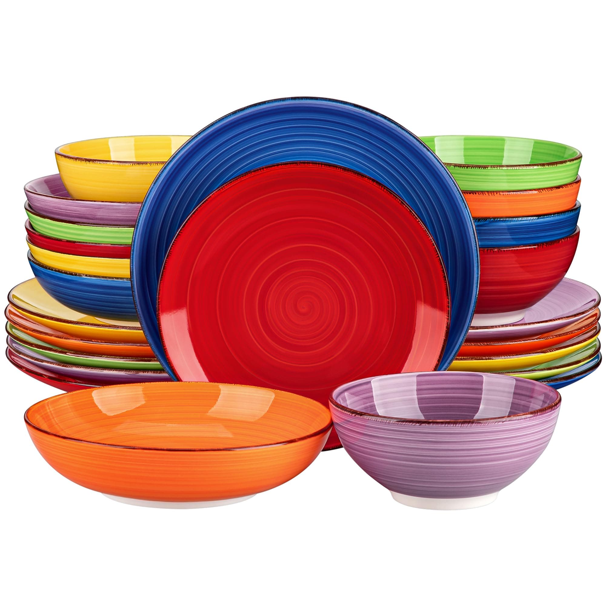 🍽️ Tafelservice 6 Personen, vancasso Bonita 24tlg Geschirrset 🌺