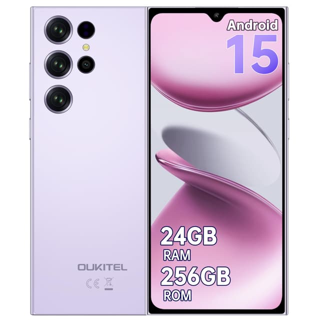 📱 OUKITEL C61 Pro Android 15 Smartphone 6,88'' HD+ 90Hz Bildschirm 24GB+256GB/1TB