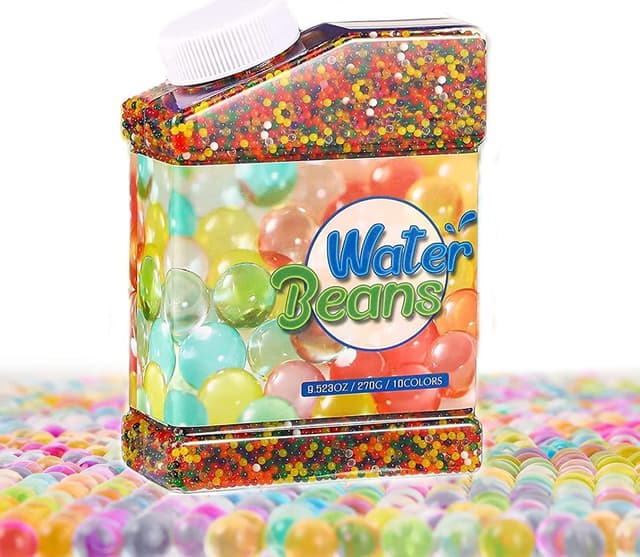 🌈 Chimoo Wasserperlen 50000 Stücke - Ungiftig & Wiederverwendbar - Dekorativ für Pflanzen und Vasen 🌸