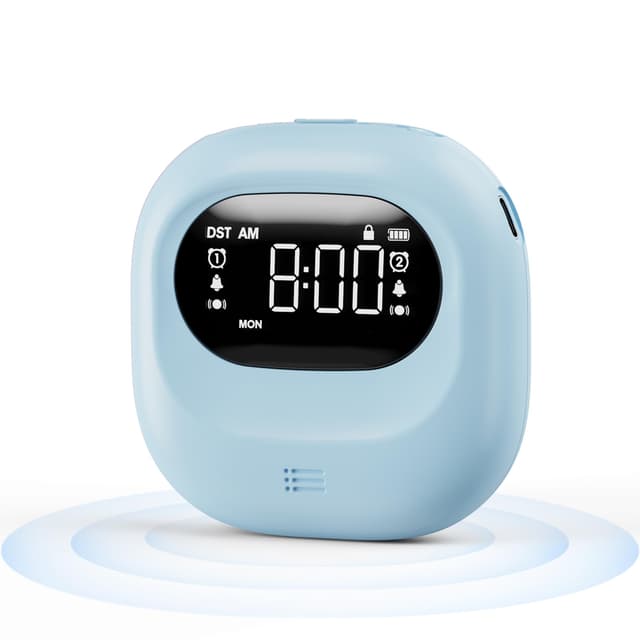 🕒 Vibrationswecker für Tiefschläfer mit Dual Alarm und Snooze-Funktion