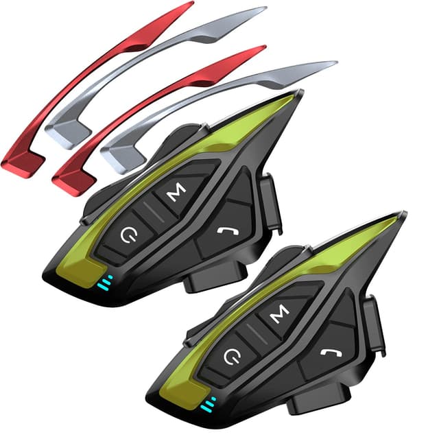 QSPORTPEAK Motorrad Intercom, Shark08 Helm Headset für bis zu 8 Motorräder 🏍️🔊
