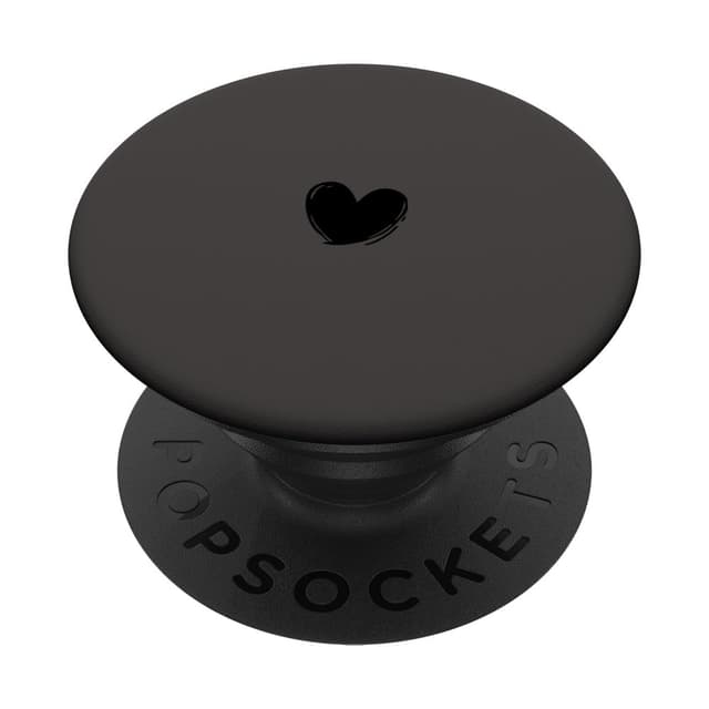 PopSockets Pop Grip: Schwarz Grau ❤️ Minimalistisch Herz