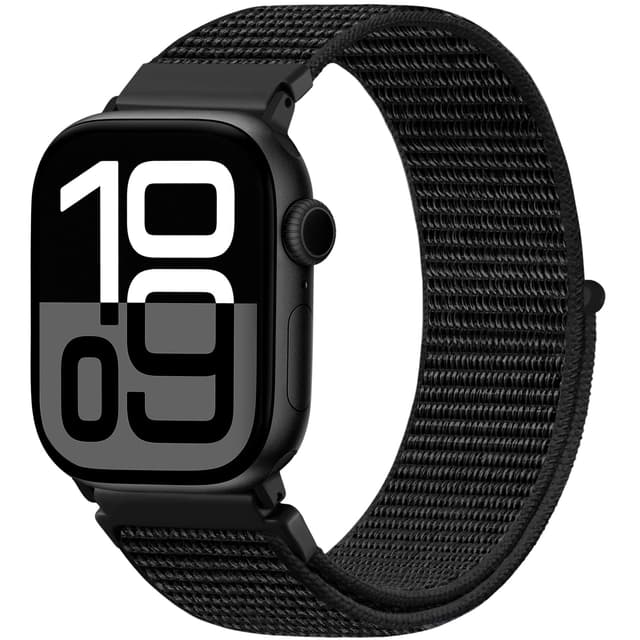 🌟 Faliogo Nylon Armband für Apple Watch - Verstellbare Solo Loop Sportarmband 🌟