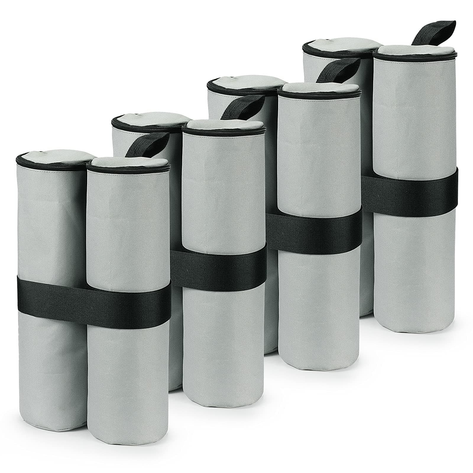 🎪 RIOGOO 4er-Pack Pavillon Sandsäcke Industriequalität Hochleistungs-Doppelgenähte Sand Tasche