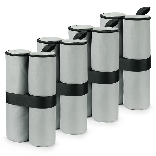 🎪 RIOGOO 4er-Pack Pavillon Sandsäcke Industriequalität Hochleistungs-Doppelgenähte Sand Tasche