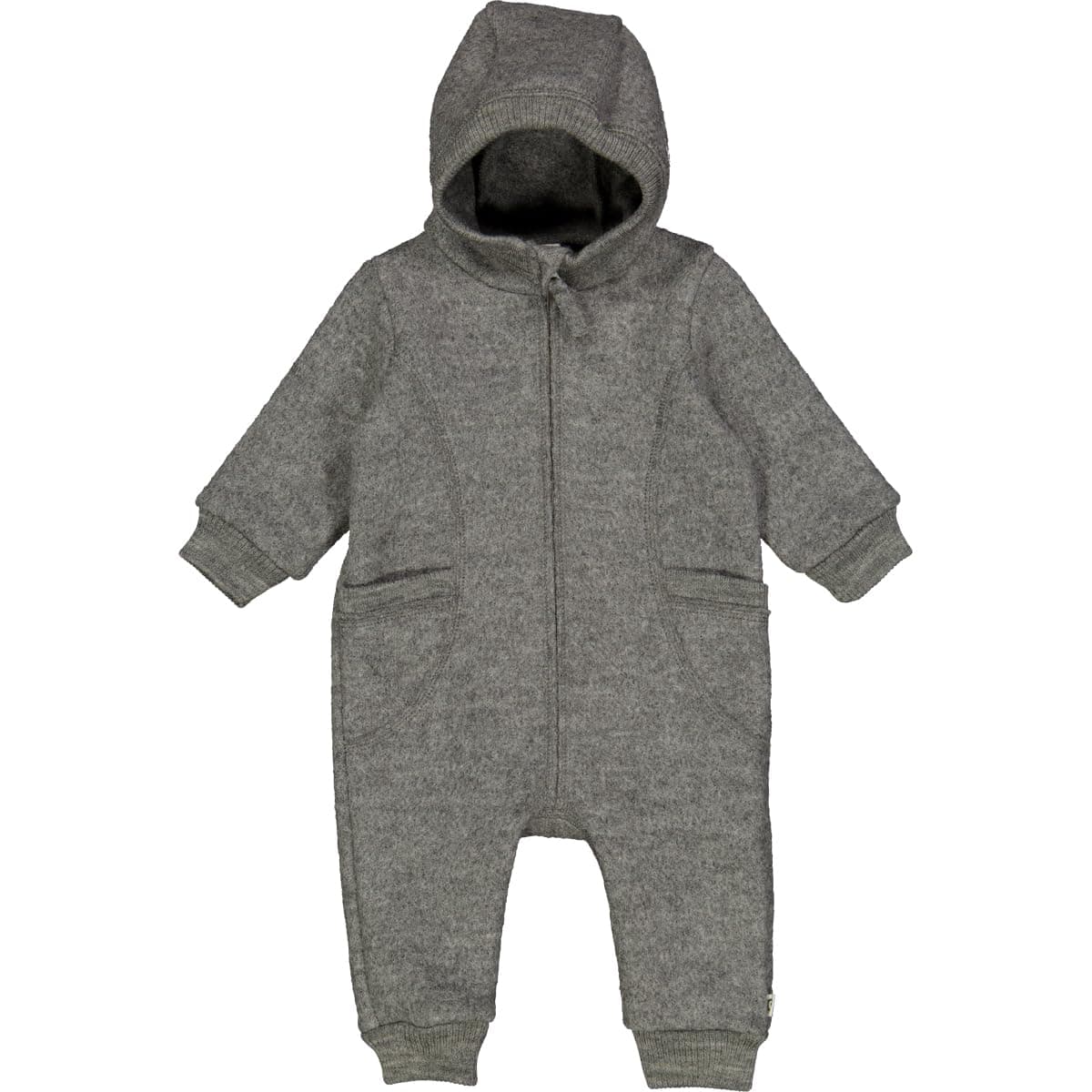 🌟 Super Deal! 🌟 Müsli Baby-Mädchen Wool Boiled Suit Fleece Jacket 80-86 Light Grey Melange