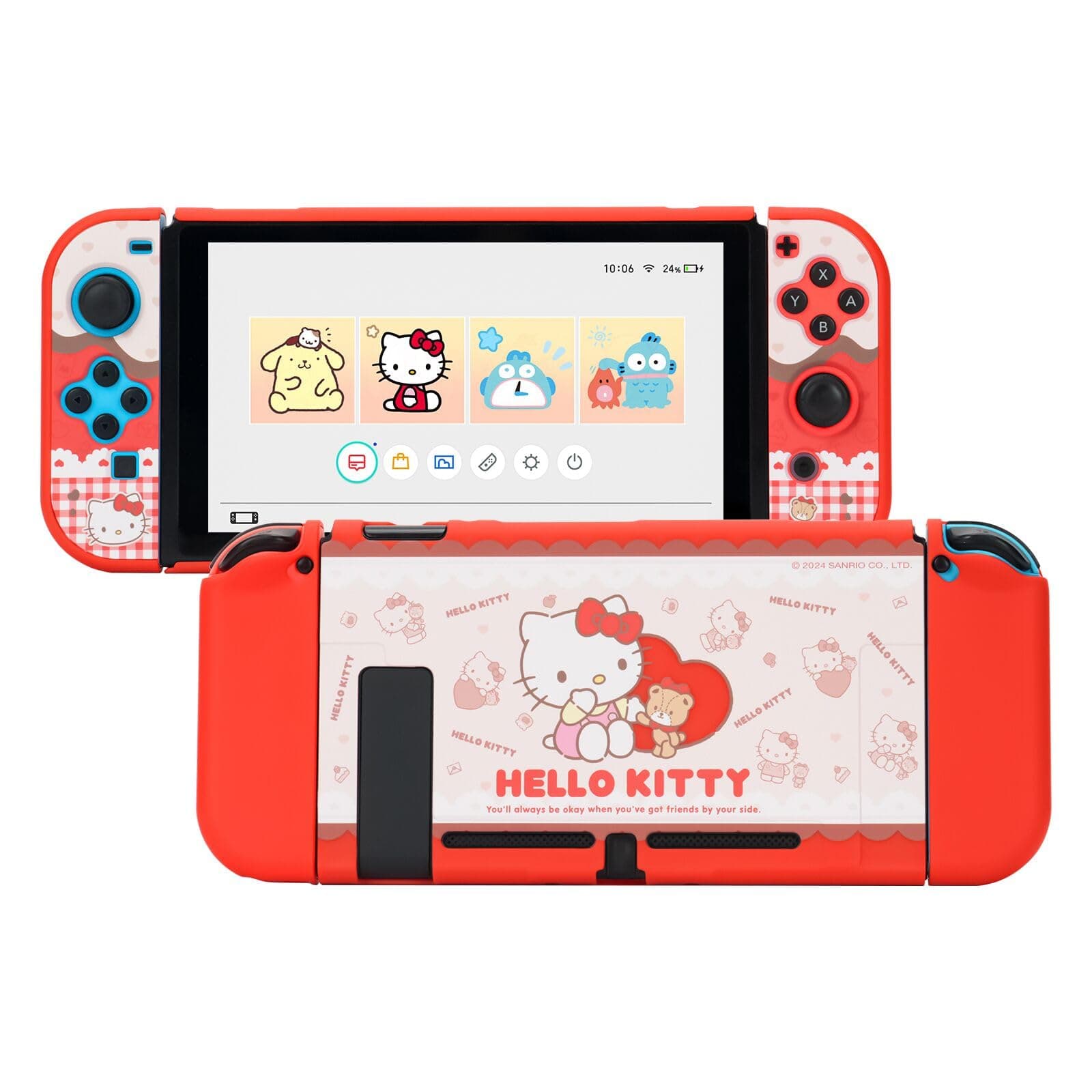 Kuitmor-Schutzhülle für Switch - Exklusives Kawaii-Cartoon-Muster 🎮🌟