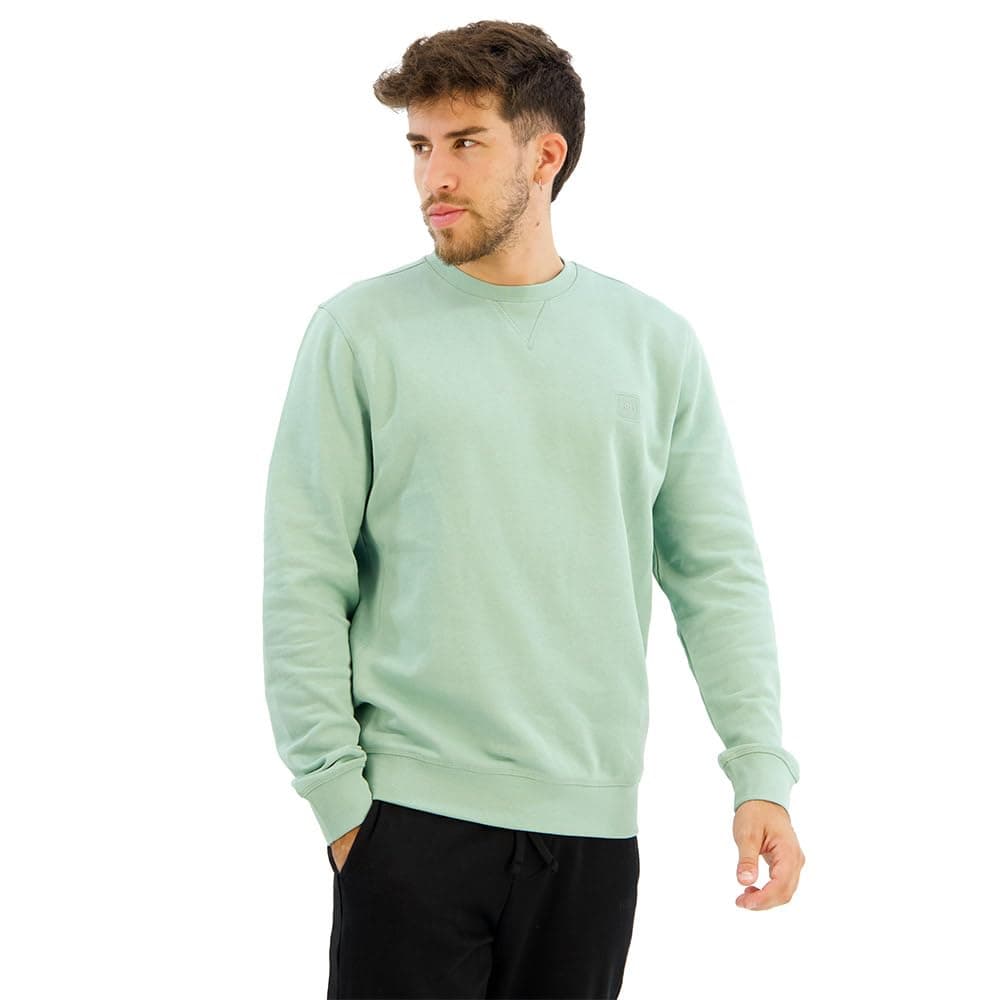 🔥 BOSS Herren Westart Sweatshirt XS Light/Pastel Green339 Deal! 🔥