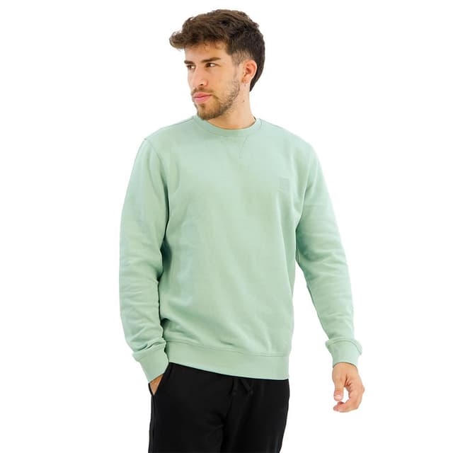 🔥 BOSS Herren Westart Sweatshirt XS Light/Pastel Green339 Deal! 🔥