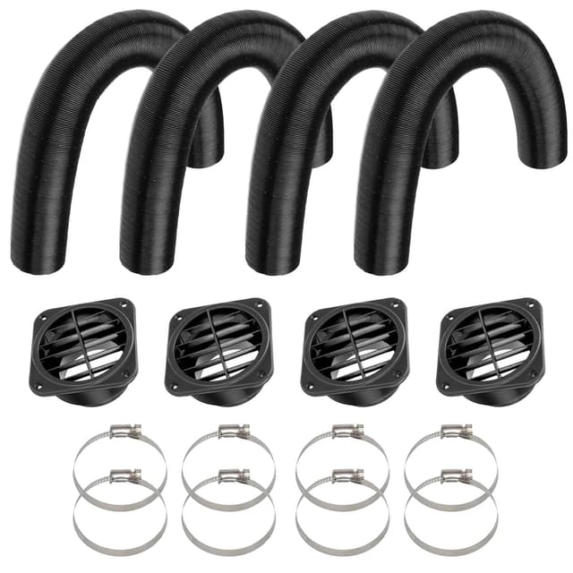 🔥 Ali2 Diesel Heizung Kanal Vent Kit 42mm - 4 Set Paket 2 🚚