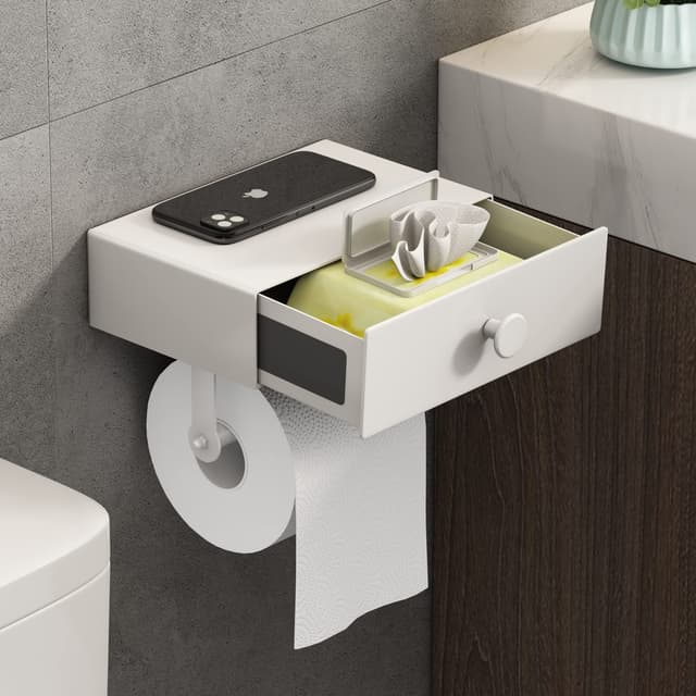 VOLDRA Toilettenpapierhalter Mit Feuchttücherbox - Tolles Angebot! 🚽🧻