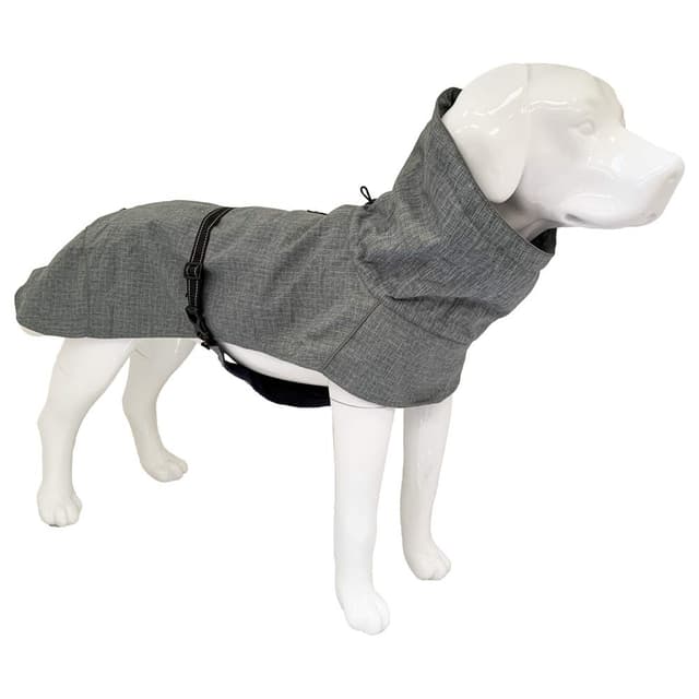 Croci Hiking - Mantel für Hunde, Everest Grey, Größe 25 cm
