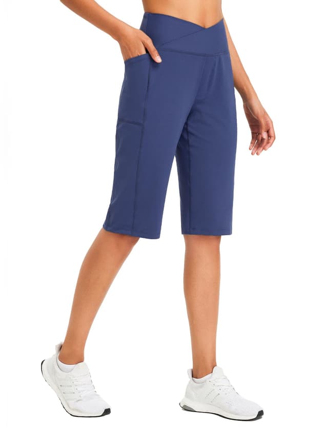 🌟 Angebot: Baleaf Damen Bermuda Shorts Capri Yogahose mit Taschen 🌟