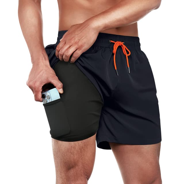 Ineepor Badehose Herren mit Kompression und 2-in-1 Design 🏊‍♂️