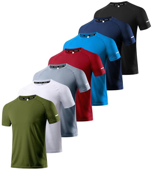 Angebot: Boyzn 7er Pack Sport Tshirts für Herren 🏃‍♂️👕