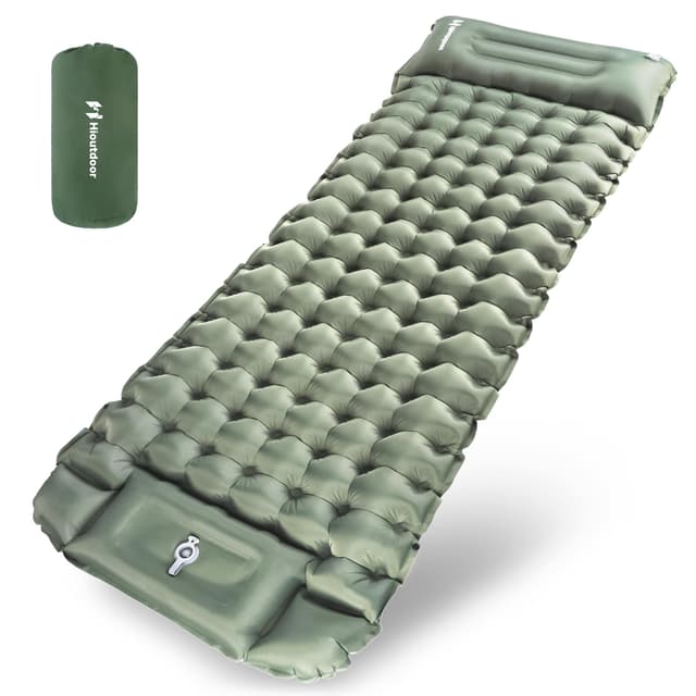 🏕️ Hioutdoor Isomatte Selbstaufblasend Camping Ultraleicht ⛺