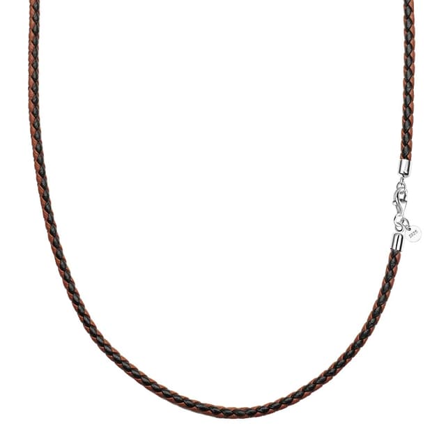 Viwind Echt Leder Halskette 2.9mm breit 🎁 | 925 Sterling Silber Verschluss