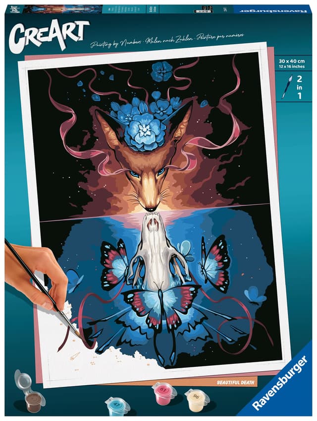 🎨 Ravensburger CreArt 23647 - Wunderbarer Tod - Malen nach Zahlen für Erwachsene 🖌️