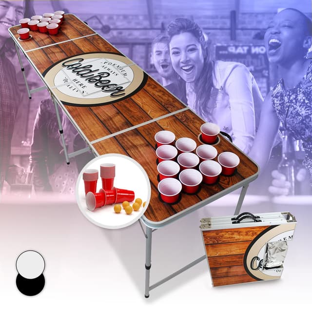 🍻 BeerCup-Classics Beer Pong Tisch 🏓🥤