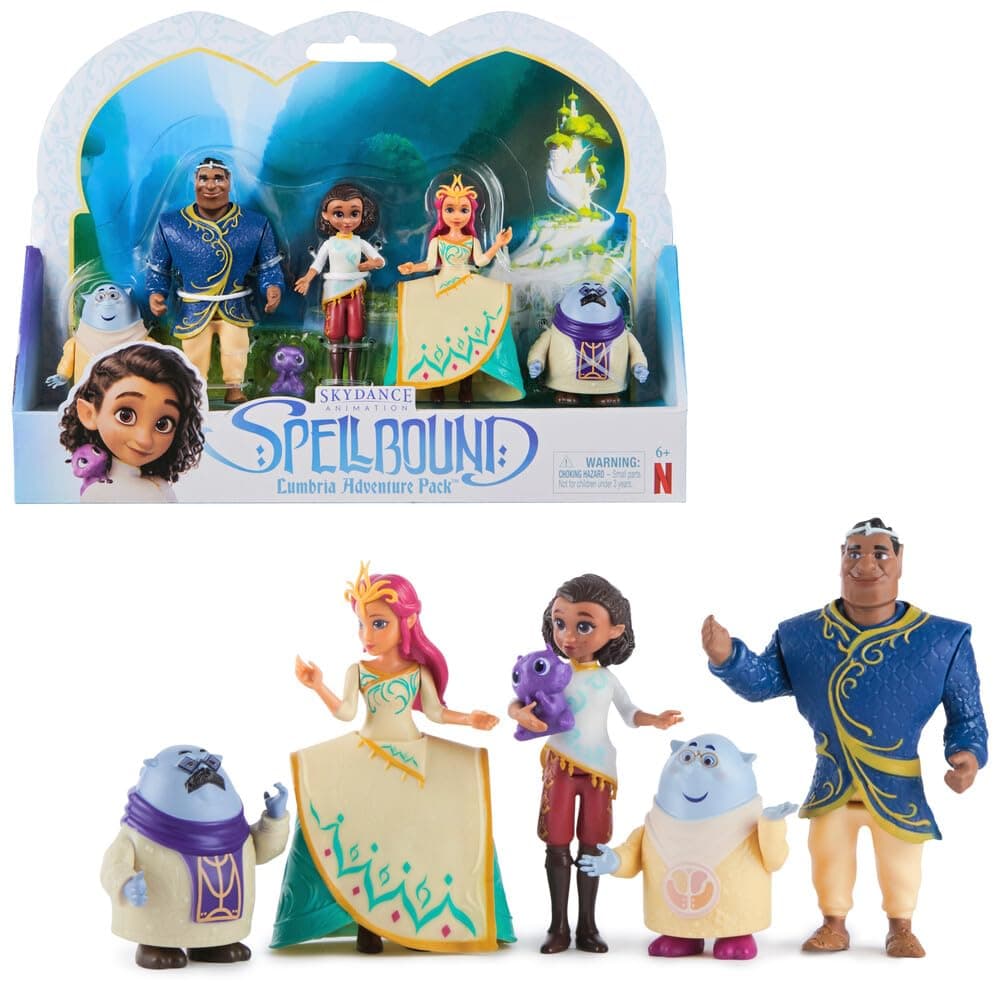 🧙‍♀️👑🎮 Spellbound: Lumbria Geschenkset mit 6 Spielfiguren aus dem Netflix-Film