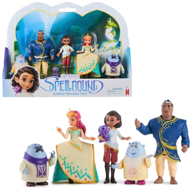 🧙‍♀️👑🎮 Spellbound: Lumbria Geschenkset mit 6 Spielfiguren aus dem Netflix-Film