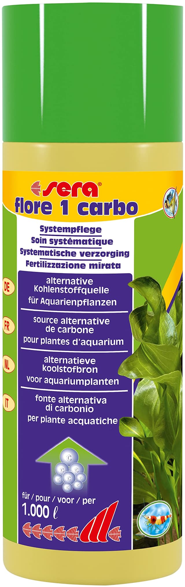 🌿🌱 Sera Flore 1 Carbo 250 ml - Kohlenstoffdünger für optimales Wachstum 🌿🌱