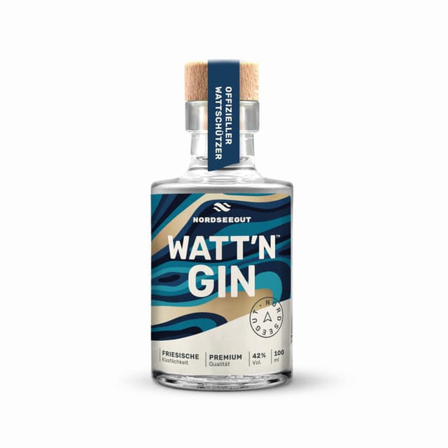 🍹 NORDSEEGUT WATT'N GIN 0.1L - Nordsee Premium Dry Gin 42% Vol. 🌊