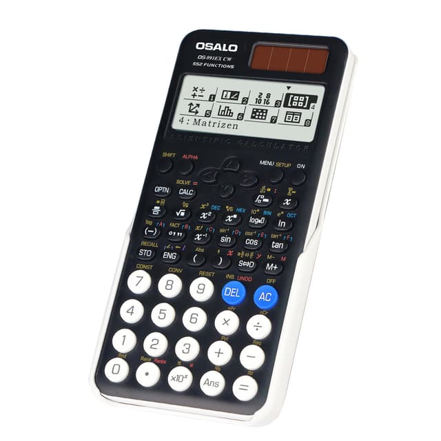 🧮 OSALO Wissenschaftlicher Taschenrechner 552 Funktionen 🌟