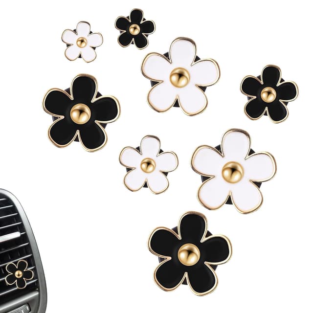 Angebot: 8 Stück Gänseblümchen Blume Auto Lufterfrischer Clip 🌼🚗