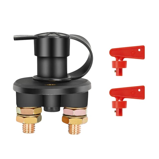 🔋🔌 Zythrem Batterie Trennschalter 12V/24V Batterieschalter 🚗🚤