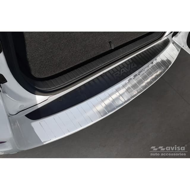 🔥 Deal! Avisa Edelstahl Heckstoßstangenschutz für Toyota RAV-4 III 2005-2008 & FL 2008-2012 'Ribs' 🚗
