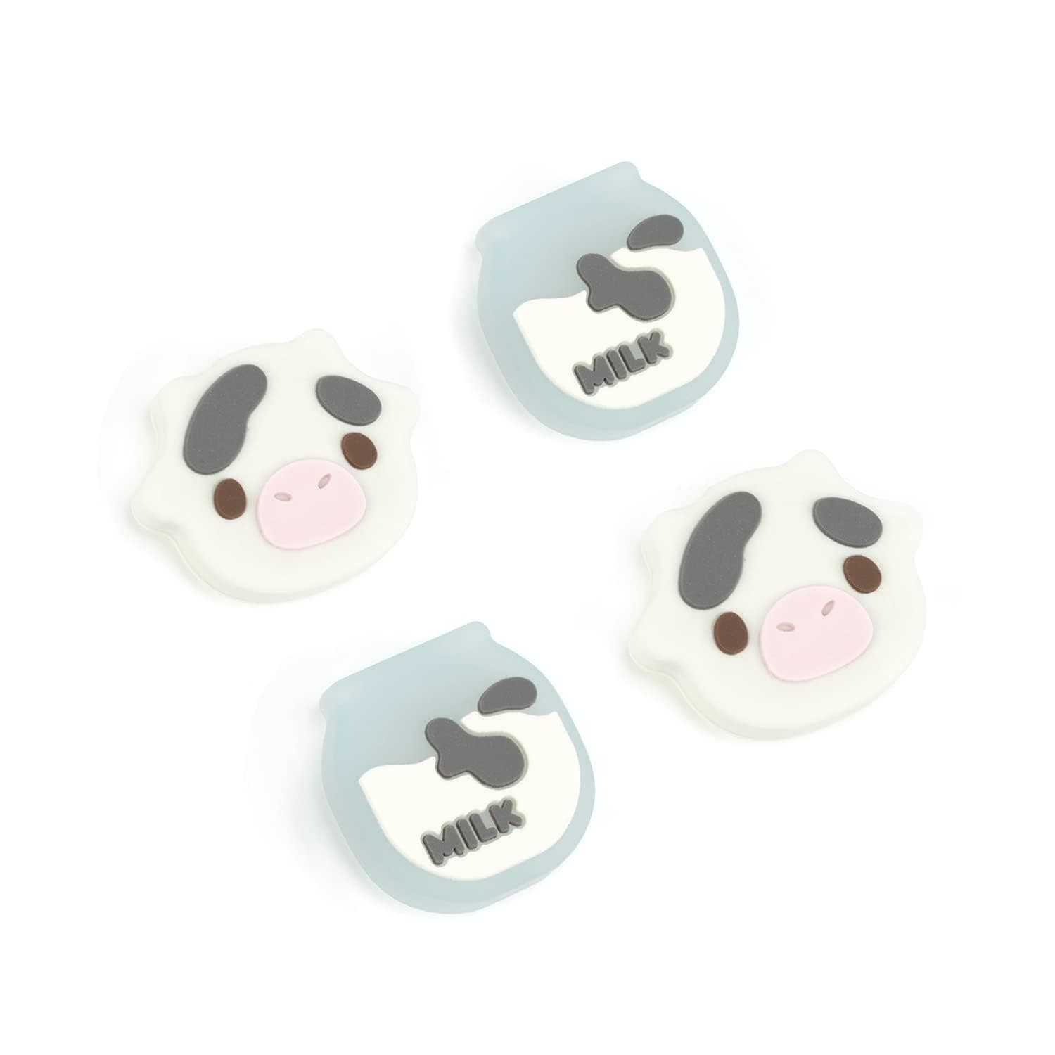 🐄 GeekShare Niedliche Silikon-Joycon Daumengriffkappen - 4 Stück