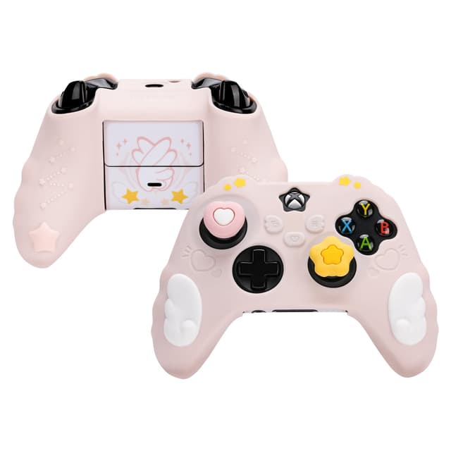 GeekShare Controller Skin Grips Set für Xbox Series X - Star Wings Series - Pink