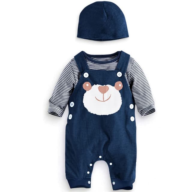 👶👕 SFreeBo Baby Jungen Kleidung 3PCS Winter Babykleidung Outfit Set Langarm Baumwolle 🐻