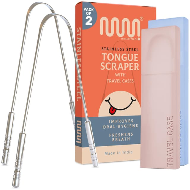 MasterMedi Zungenschaber aus Edelstahl (2er-Pack) 🌟