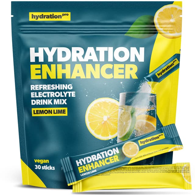 🍋🍈 Elektrolyte Pulver - 30 Sticks - Hydration Hilfe mit 9 Vitaminen & Nährstoffen