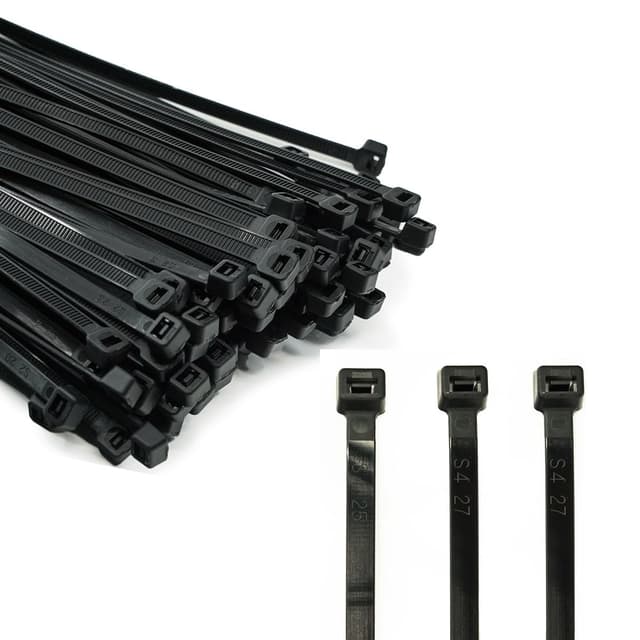 ERKO Kabelbinder Schwarz 200 x 4,8 mm Set 100 Stück UV-beständig 🛠️🔗