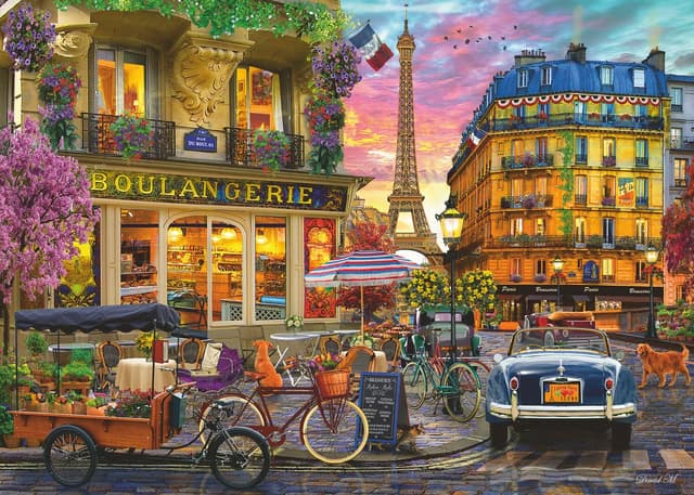 Ravensburger Puzzle 12000885 - Paris im Morgenrot 🧩🌇🎨