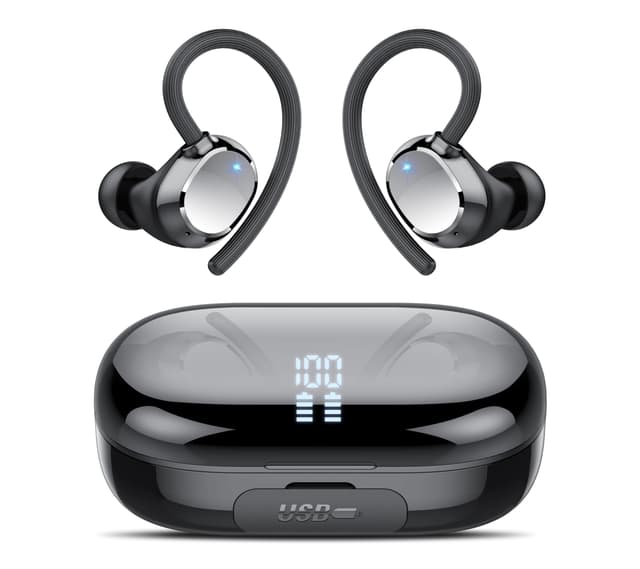 Bluetooth Kopfhörer Sport, 2025 in Ear Kopfhörer Kabellos Bluetooth 5.3 mit HD Mic 🎶🏃