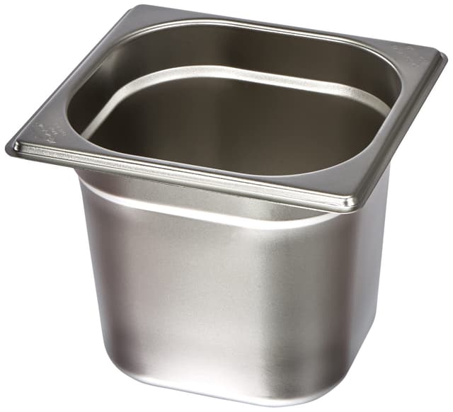 🔥 Super Angebot! LACOR GN BEHÄLTER 1/6 176X162X150 INOX, Edelstahl 66615Z Silber